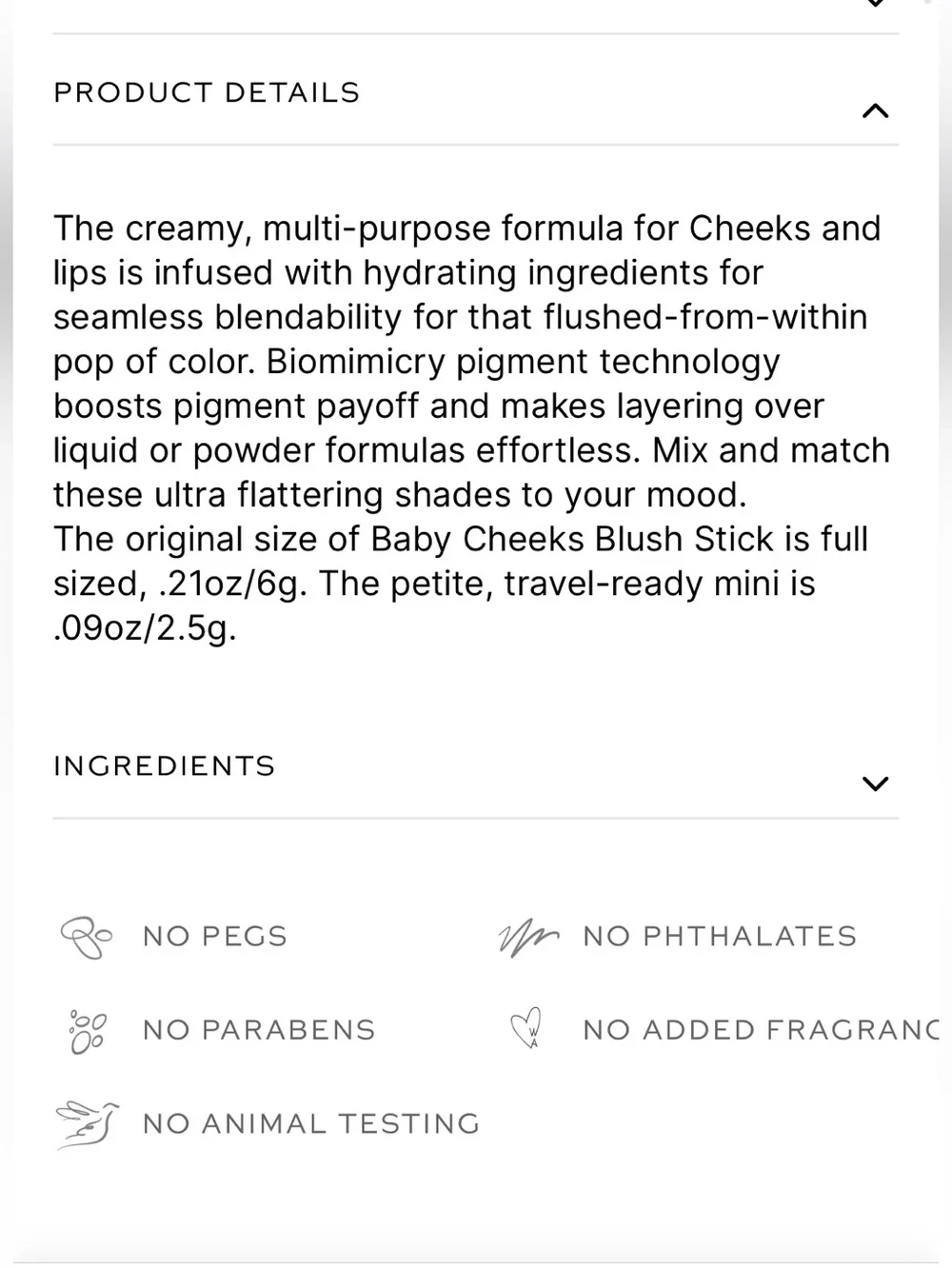 Westman Atelier Baby Cheeks Blush Stick Coquette